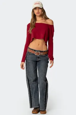 Top cropped hombros descubiertos de Edikted en Tops para argentina