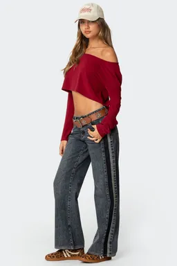 Top cropped hombros descubiertos de Edikted en Tops para argentina