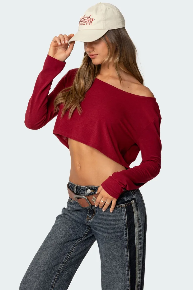 Top cropped hombros descubiertos de Edikted en Tops para argentina