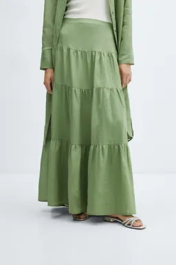 Falda maxi ramio de Mango en Faldas para argentina
