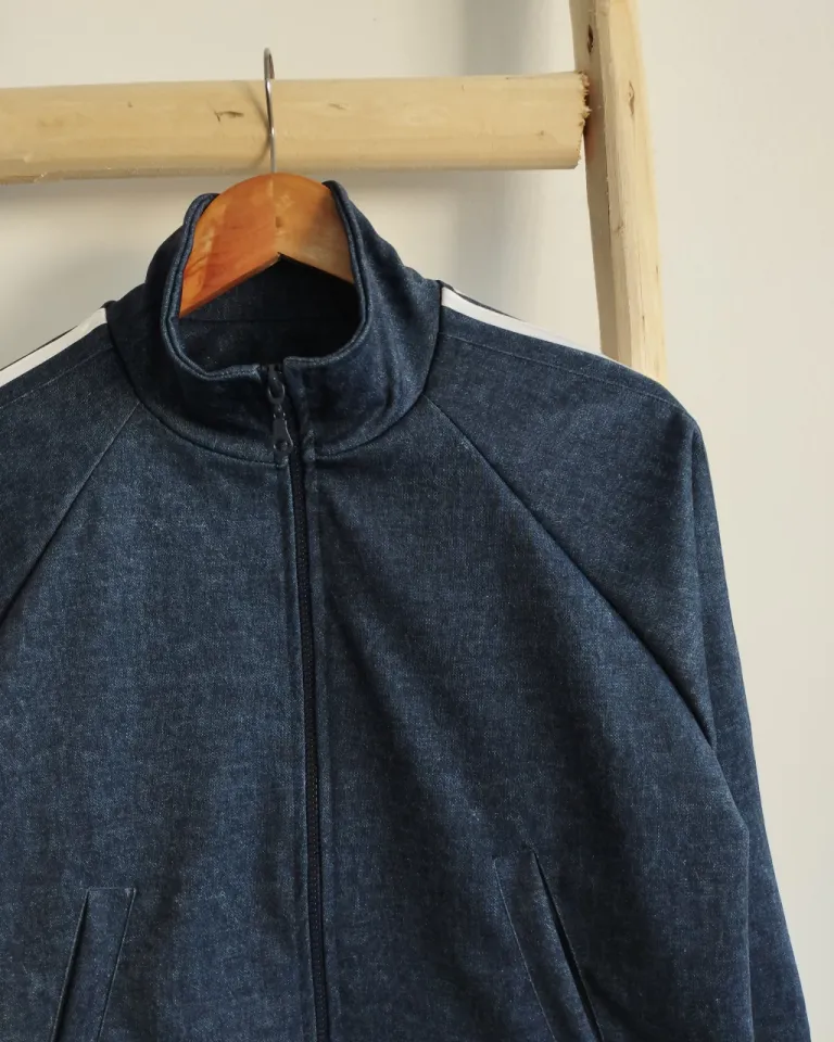 Campera de jeans con cuello y bolsillos en color azul para mujer de Lemmon en Chaquetas para argentina