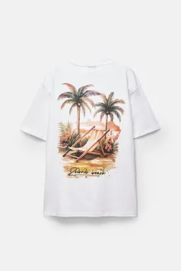 Camiseta gráfico palmeras de Pull&Bear en Remeras y Polos para argentina