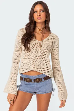 Top crochet kinley de Edikted en Tops para argentina