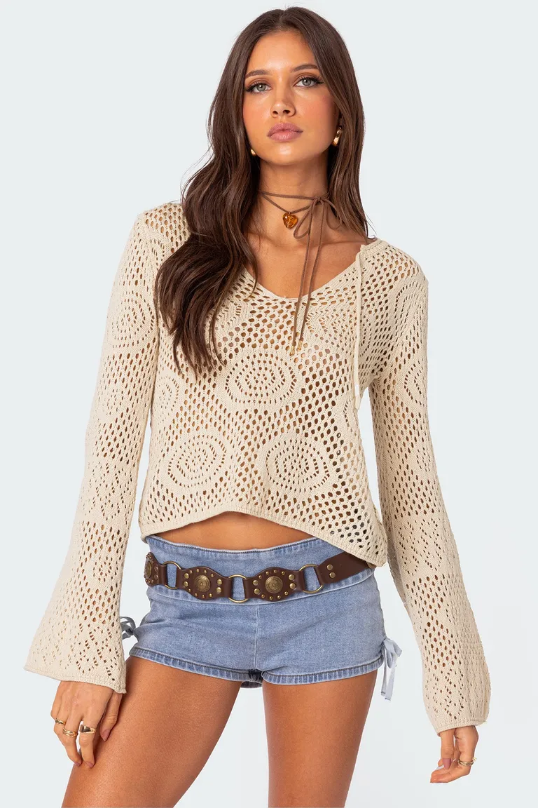 Top crochet kinley de Edikted en Tops para argentina