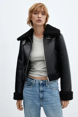 Cazadora biker doble faz de Mango en Chaquetas para argentina