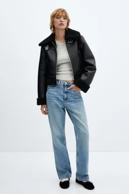 Cazadora biker doble faz de Mango en Chaquetas para argentina