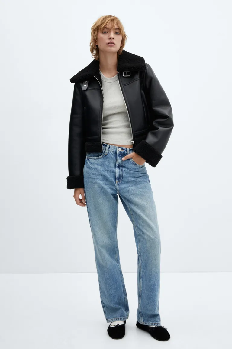 Cazadora biker doble faz de Mango en Chaquetas para argentina