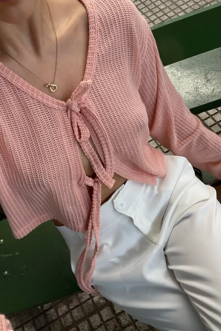 Saquito Tejido Lazo de Lemmon en Buzos y Sweaters para argentina