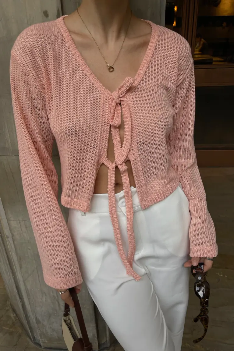 Saquito Tejido Lazo de Lemmon en Buzos y Sweaters para argentina