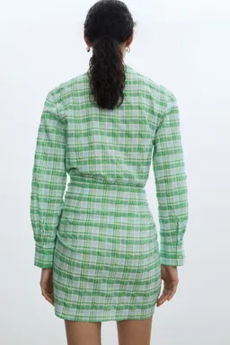 Vestido lazo cuadros de Mango en Vestidos para argentina