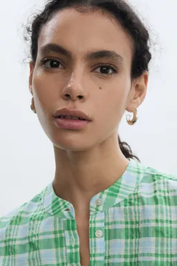 Vestido lazo cuadros de Mango en Vestidos para argentina