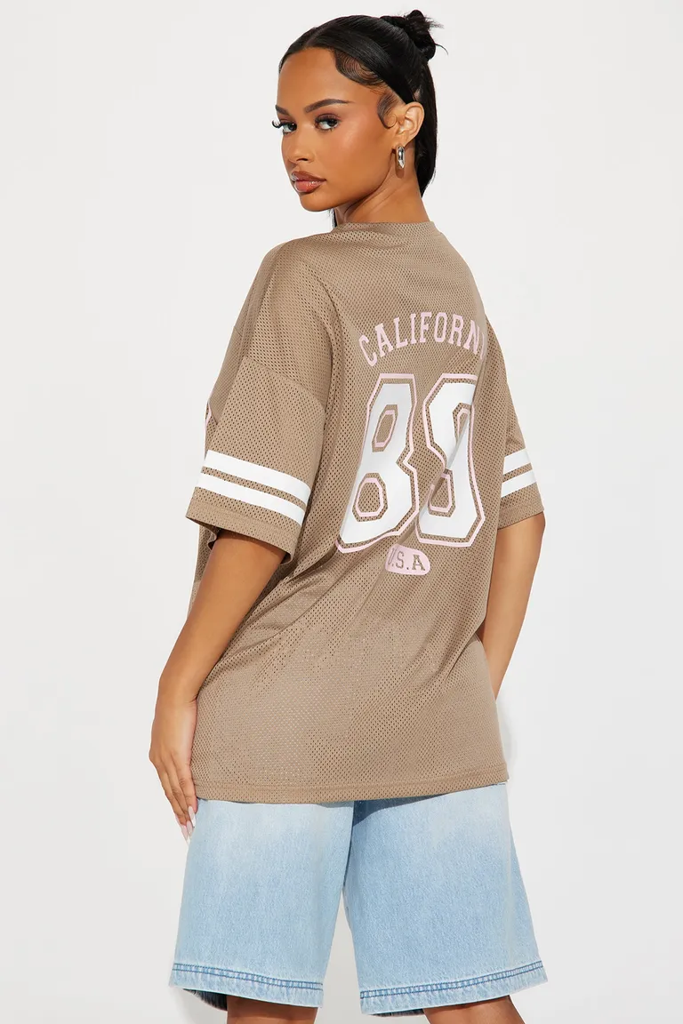 Remera jersey estampada suelta de Fashion Nova en Remeras para argentina