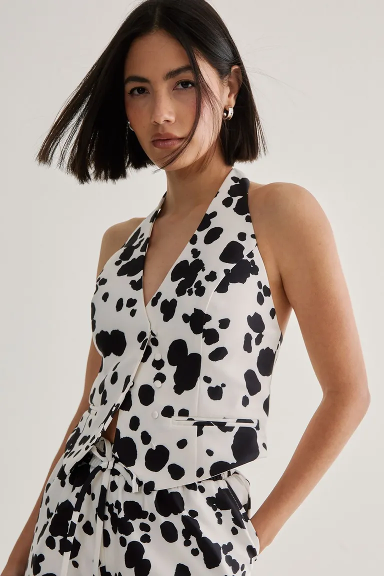 Chaleco sastre estampado lunares de Nastygal en Chalecos para argentina