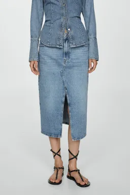 Falda midi denim de Mango en Faldas para argentina