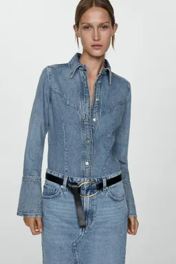 Falda midi denim de Mango en Faldas para argentina