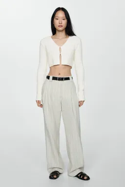 Cárdigan crop punto de Mango en Buzos y Sweaters para argentina