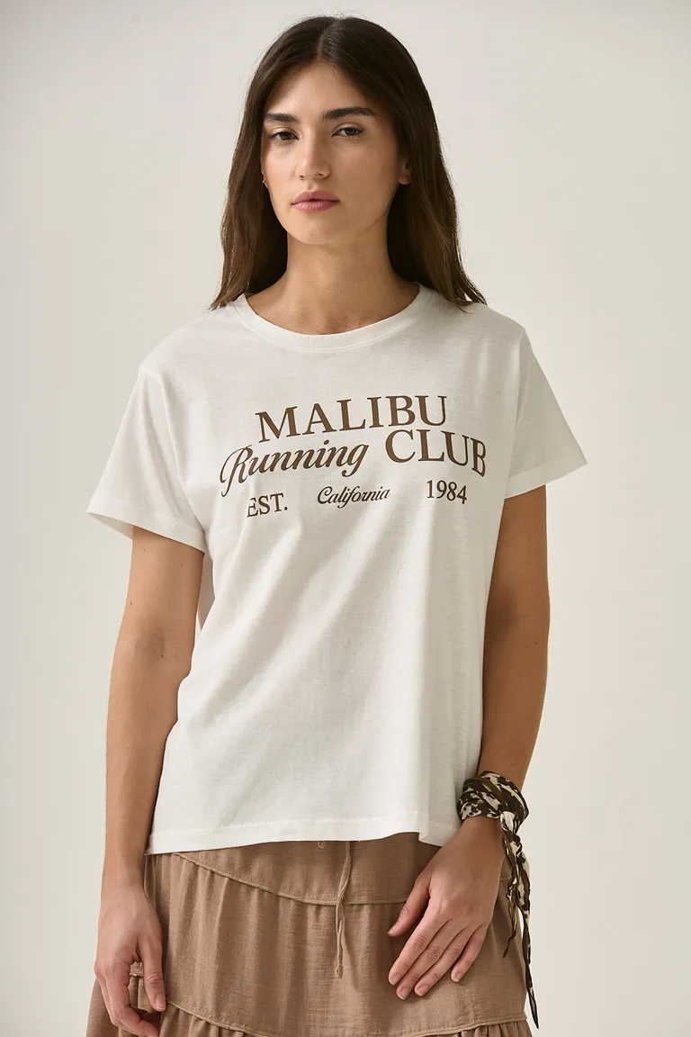 Camiseta de algodón con estampa gráfica estilo deportivo y vintage de Sweet en Remeras para argentina