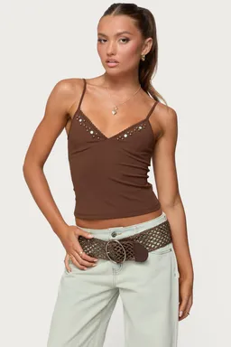 Musculosa holland con cuentas de Edikted en Tops para argentina