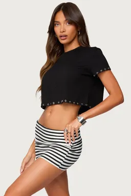 Remera helsa con ojalillos de Edikted en Tops para argentina