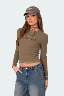 Remera canalé army wife de Edikted en Remeras para argentina