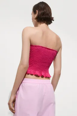 Top fruncido con volante de Mango en Tops para argentina