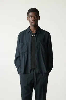 Camisa lino manga larga de Pull&Bear en Camisas para argentina