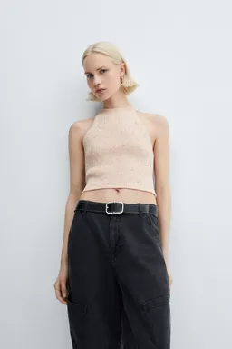 Top jaspeado halter de Mango en Tops para argentina