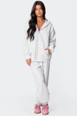Pantalón jogger estampado bouquet de Edikted en Pantalones para argentina