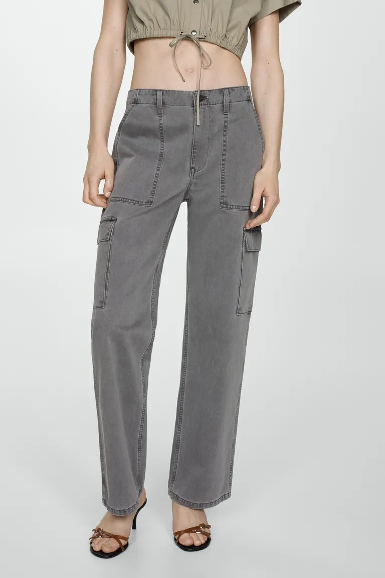 Jeans cargo con bolsillos de Mango en Pantalones para argentina