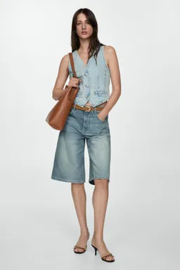 Bermudas jean holgadas de Mango en Shorts para argentina