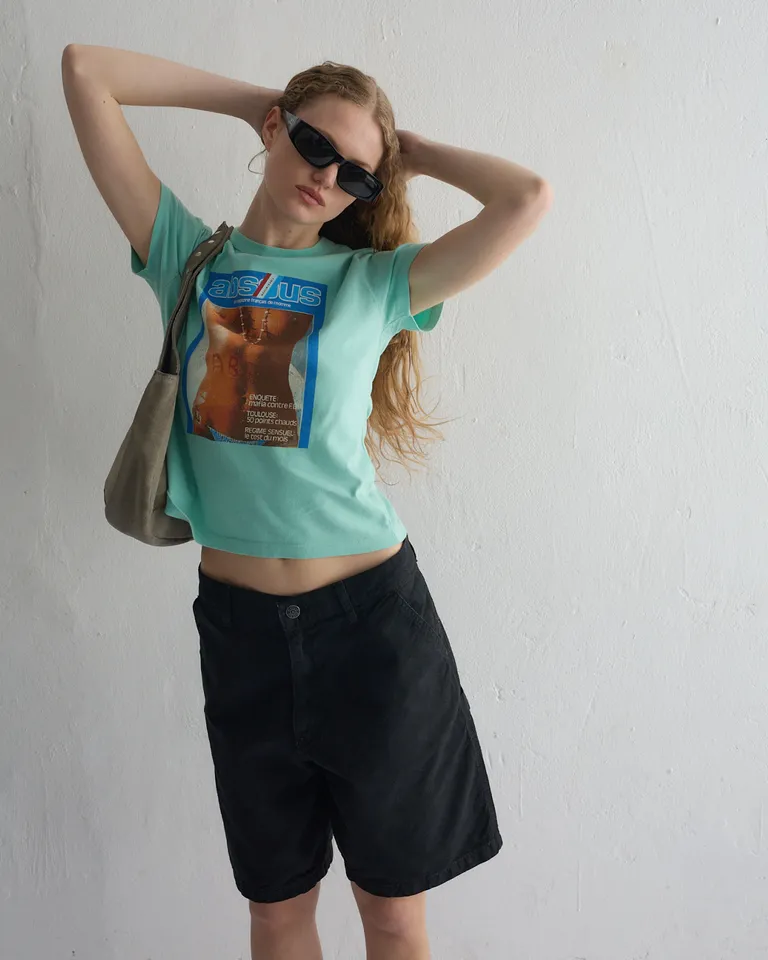 Shorts de trabajo en canvas pesado con detalles funcionales de Ay Not Dead en Shorts para argentina