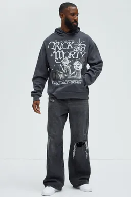 Buzo rick and morty gris de Fashion Nova en Buzos y Sweaters para argentina