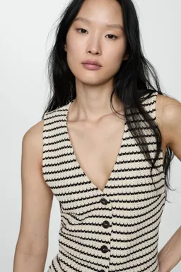 Top crochet rayas de Mango en Tops para argentina