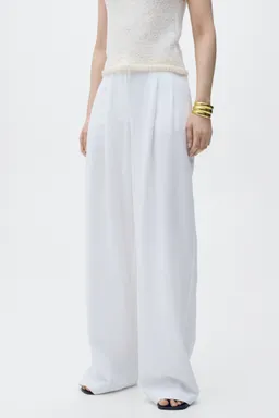 Pantalón traje lyocell lazo de Mango en Pantalones para argentina