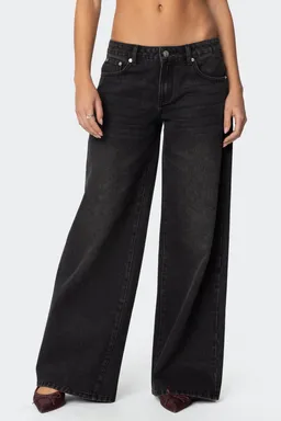 Jeans tiro bajo vyxen vintage de Edikted en Pantalones para argentina
