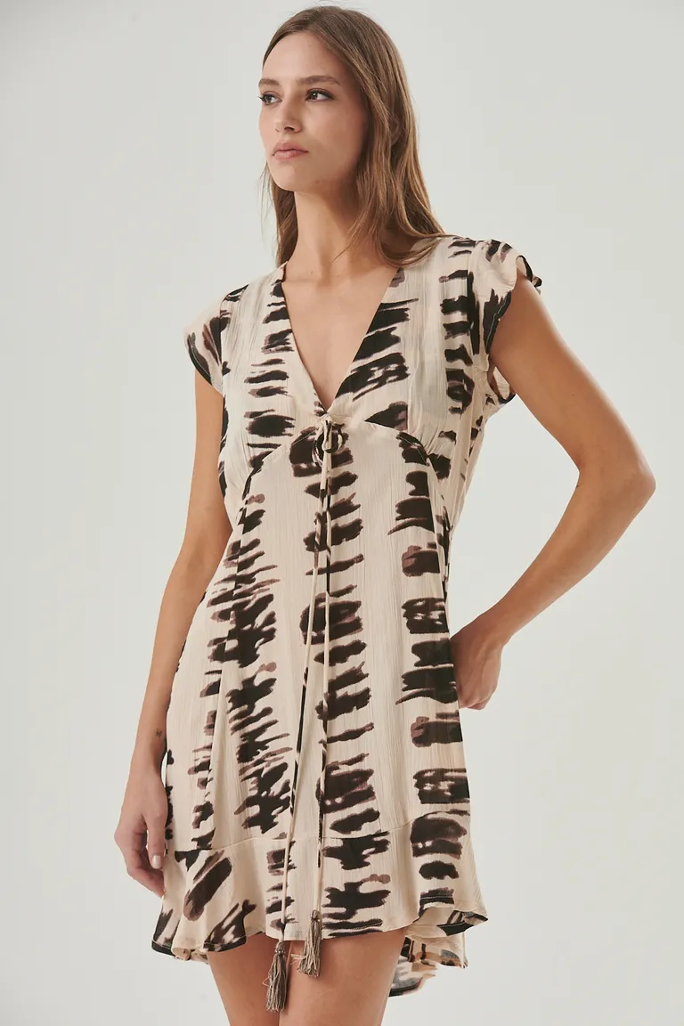 Vestido estampado con escote y manga corta para mujer de Sweet en Vestidos para argentina