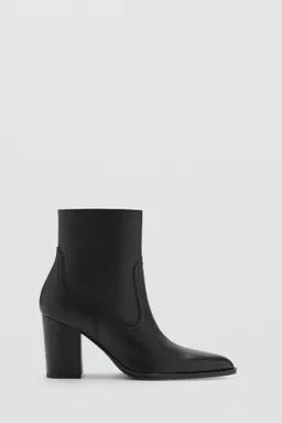 Botines cuero con punta de Mango en Botas y Botinetas para argentina