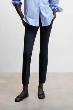 Pantalón skinny crop traje de Mango en Pantalones para argentina