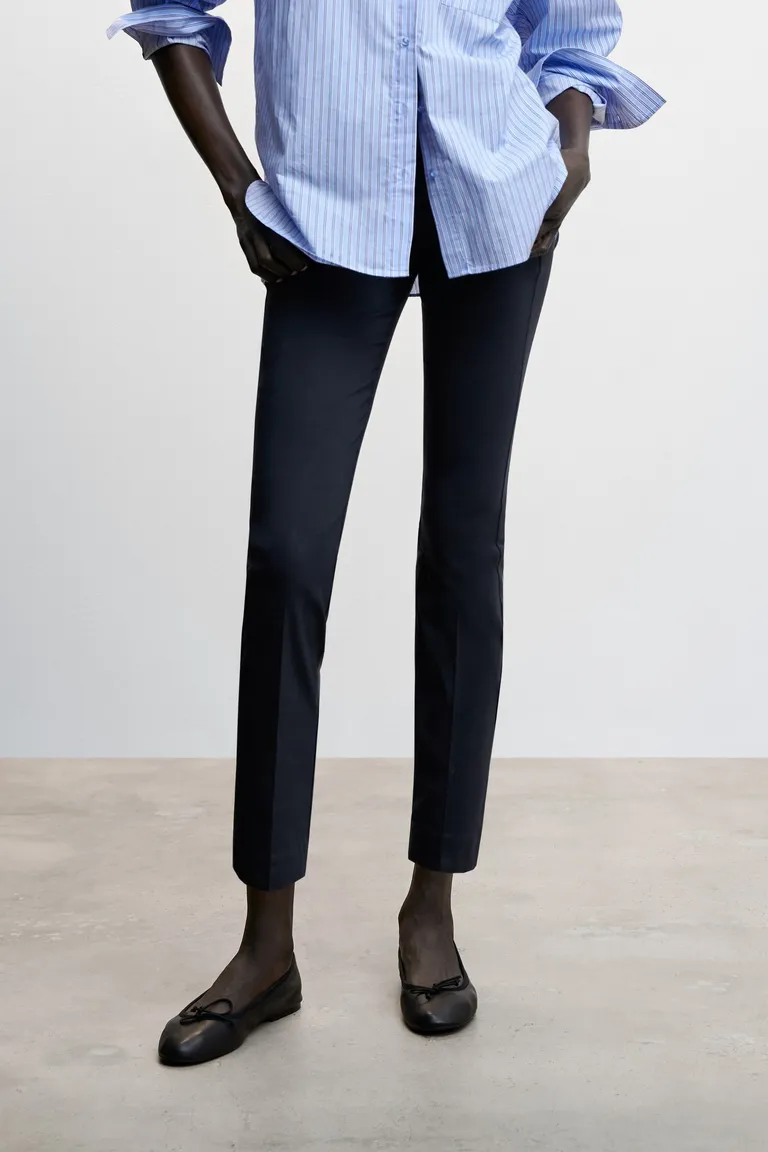 Pantalón skinny crop traje de Mango en Pantalones para argentina