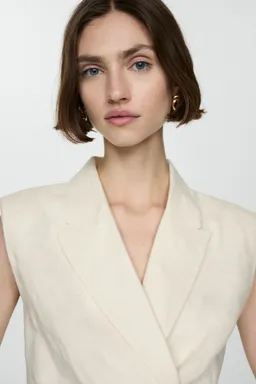 Vestido lino con cinturón de Mango en Vestidos para argentina