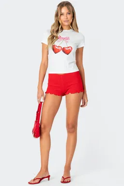 Shorts valentina texturizados de Edikted en Shorts para argentina