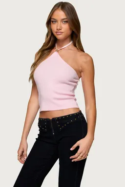 Top halter tejido hollis de Edikted en Tops para argentina