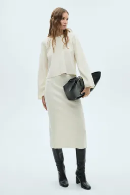 Jersey punto manga oversize de Mango en Buzos y Sweaters para argentina