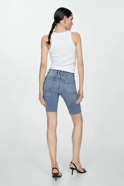 Bermudas vaqueras slim fit de Mango en Shorts para argentina