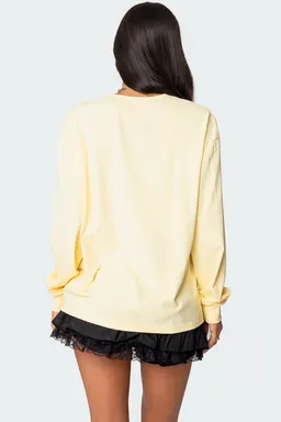 Remera manga larga oversized de Edikted en Remeras para argentina