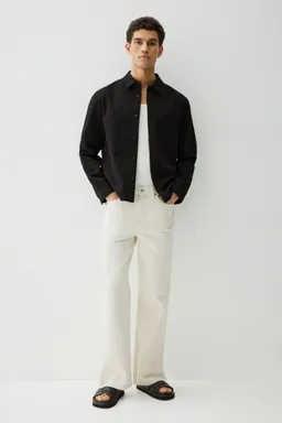 Sobrecamisa algodón regular fit de H&M en Camisas para argentina