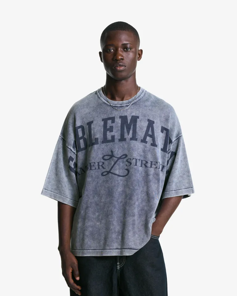 Remera manga corta estampada de Bershka en Remeras y Polos para argentina