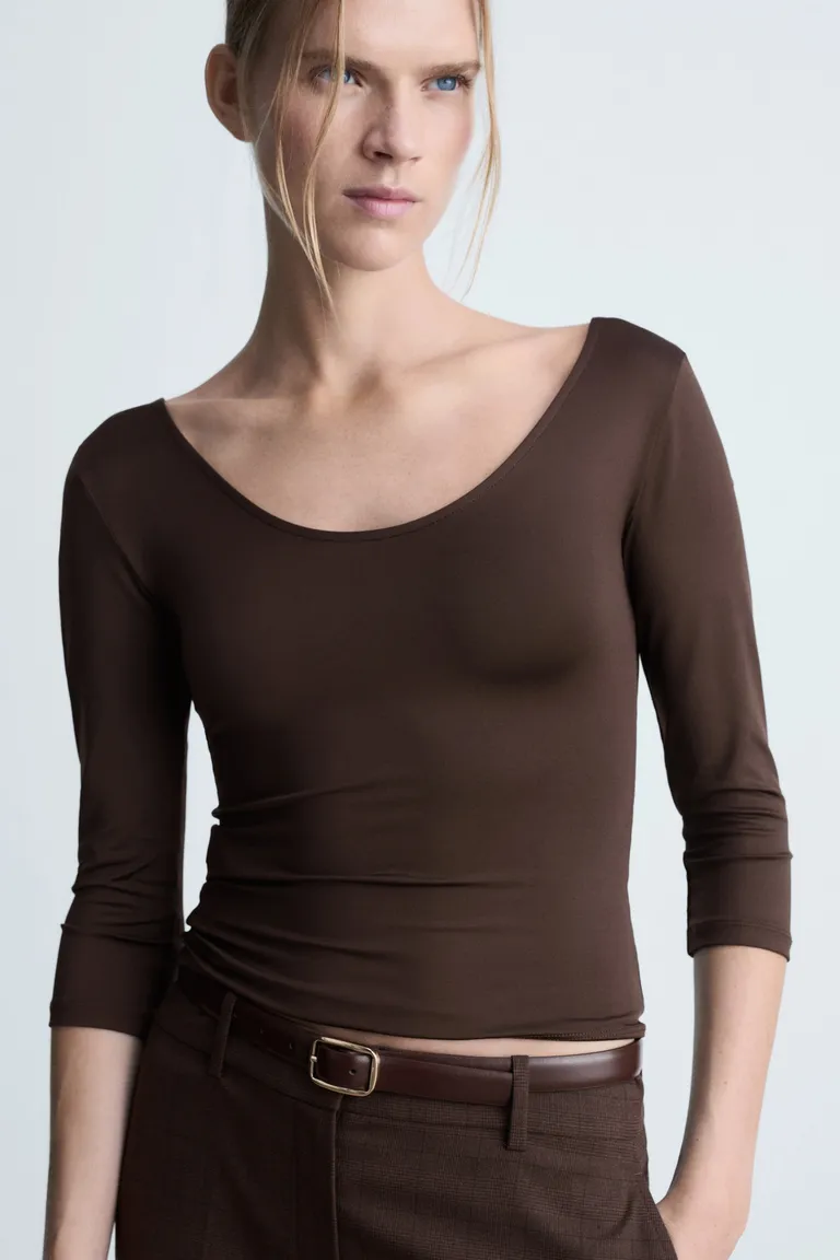 Remera manga tres cuartos de Mango en Remeras para argentina