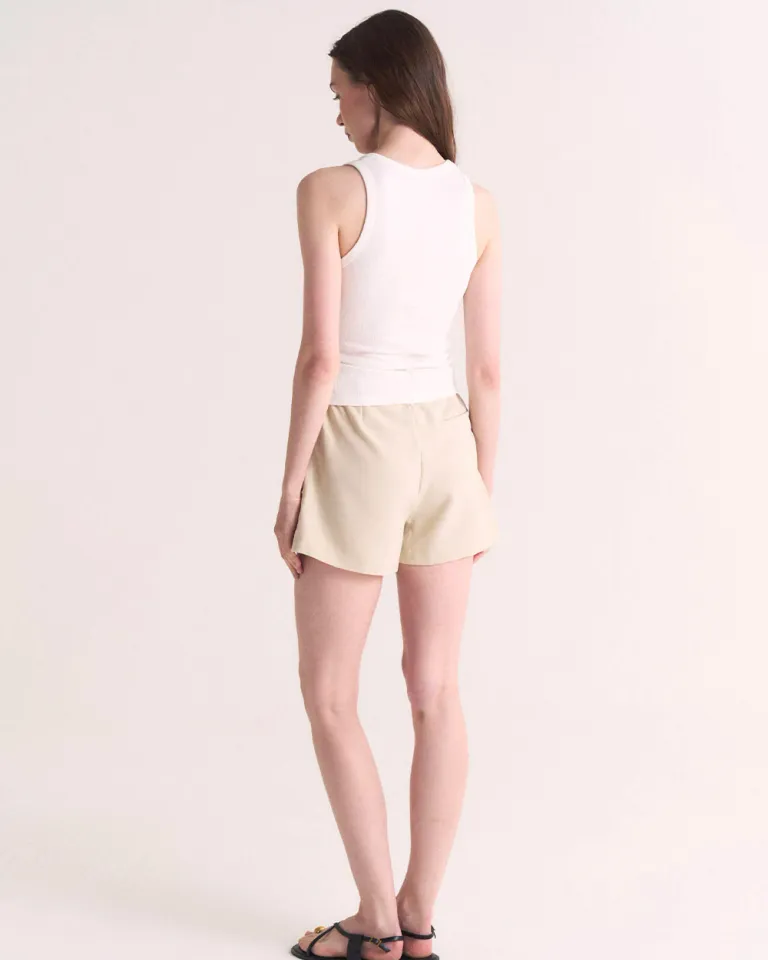 Skort con Sobrefalda Inclinada y Cierre Lateral - Diseño Moderno y Versátil de Sky en Faldas para argentina