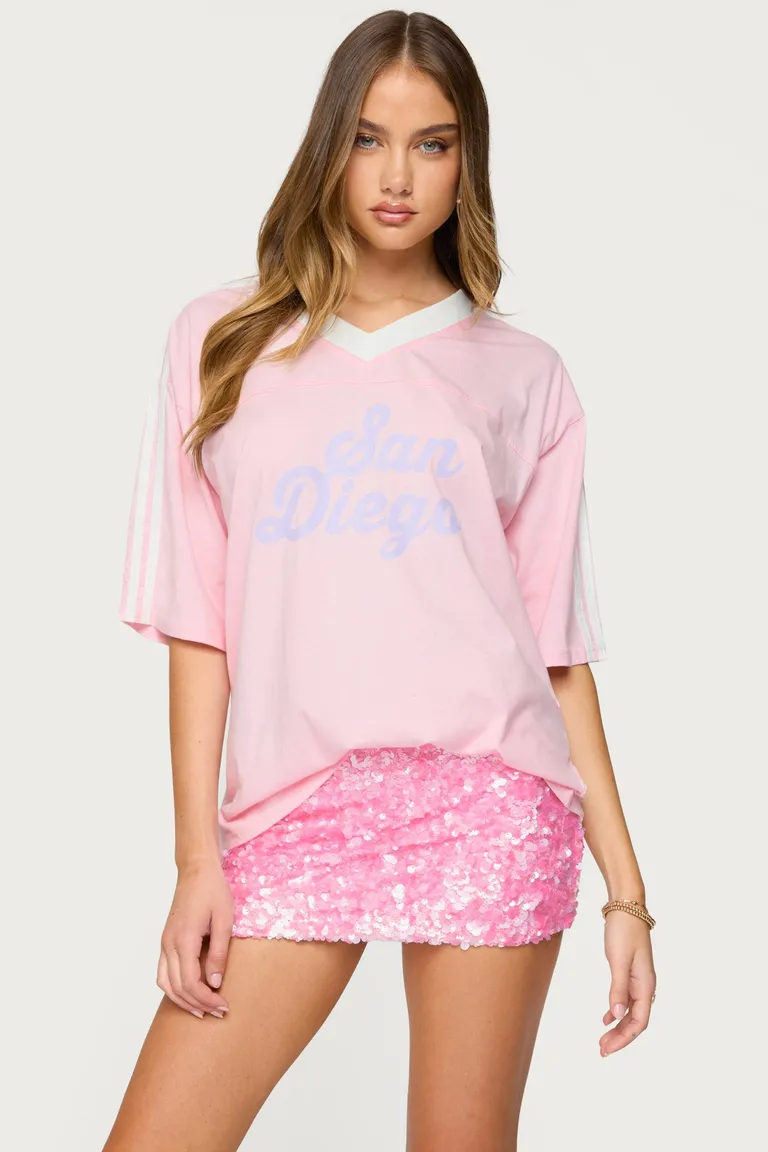 Remera oversize san diego de Edikted en Remeras para argentina
